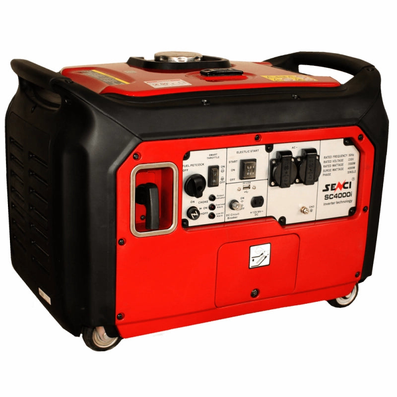 Generator inverter SENCI SC4000i putere maxima 3.8 kW 230V pornire electrica insonorizat Generator inverter SENCI SC4000i putere maxima 3.8 kW 230V pornire electrica insonorizat